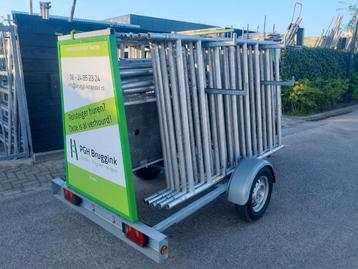 Te huur rolsteiger op aanhanger steiger Altrex Custers ASC beschikbaar voor biedingen