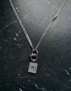 Josh v ketting met hanger bedeltje zilverkleurig verstelbaar, Sieraden, Tassen en Uiterlijk, Kettingen, Ophalen of Verzenden, Zilver