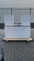 te koop keukenblok 150cm, Huis en Inrichting, Keuken | Complete keukens, Ophalen, Gebruikt, Wit, Enkelwandige keuken
