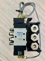 FESTO - Ventieleiland CPE14 PRS - 3x magneetventiel, Hobby en Vrije tijd, Elektronica-componenten, Ophalen of Verzenden, Gebruikt