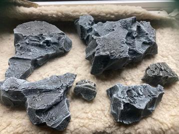 6x wargaming battle hills grijs terrein dnd scenery beschikbaar voor biedingen