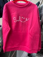 Roze trui met 'Smile' - Maat 164, Ophalen of Verzenden, Gebruikt, Meisje, Trui of Vest