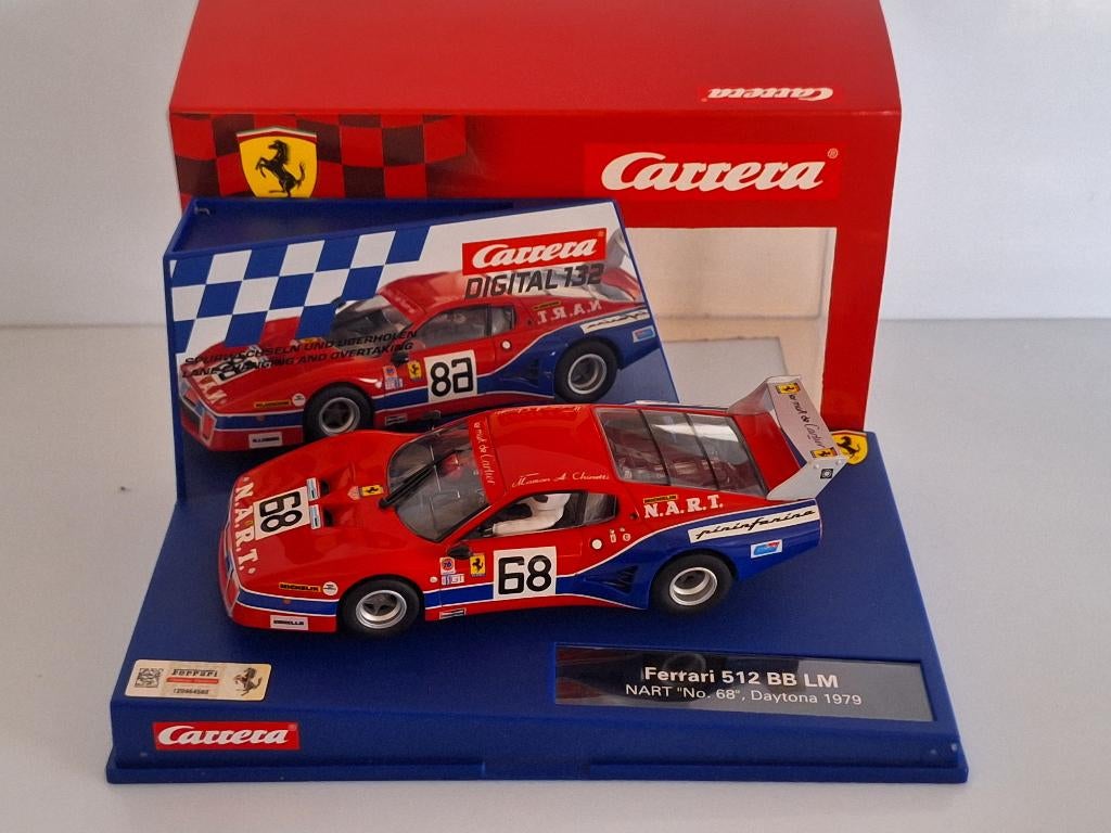 Carrera Digital 132 Ferrari 512 BB LM NART Daytona TOP DEAL, Carrera, Racebaan, Carrera, Carrera