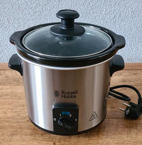 Russell Hobbs Slowcooker - Zo Goed Als Nieuw, Witgoed en Apparatuur, Slowcookers, Zo goed als nieuw, Vaatwasmachinebestendig, Ophalen of Verzenden