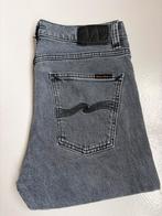 Nudie Jeans Lean Dean Grey Ash 30-34, Kleding | Heren, Spijkerbroeken en Jeans, Verzenden, Zo goed als nieuw, Grijs, W32 (confectie 46) of kleiner