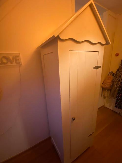 Witte kinderkast, strandhuisje, Kinderen en Baby's, Kinderkamer | Commodes en Kasten, Zo goed als nieuw, Kast, 105 cm of meer