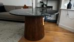 eettafel, Huis en Inrichting, Tafels | Eettafels, Ophalen, Zo goed als nieuw, Rond, 100 tot 150 cm