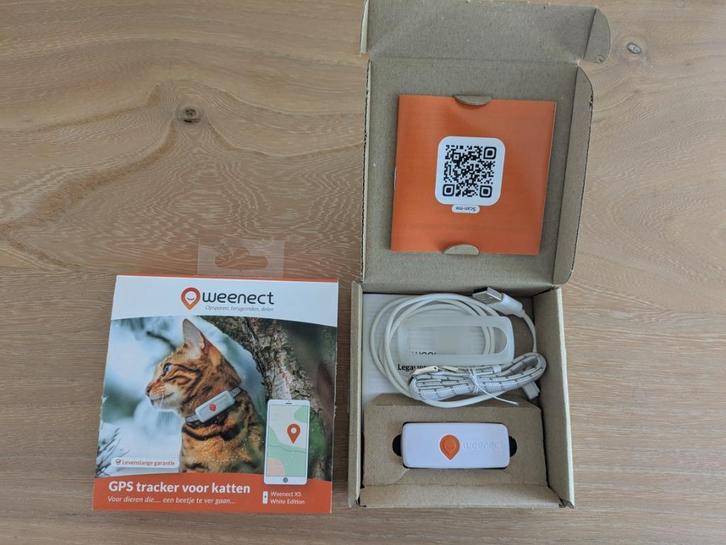Weenect GPS tracker voor katten, Dieren en Toebehoren, Katten-accessoires, Zo goed als nieuw, Ophalen