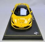 Ferrari F8 Tributo Geel met Zwart 1:18 P18171C1-25 van BBR, Ophalen of Verzenden, Nieuw, Auto, Overige merken