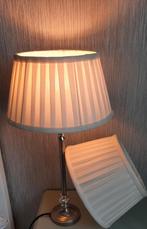 Twee gelijke geplooide  lampenkappen.Offwhite., Huis en Inrichting, Lampen | Lampenkappen, Rond, Ophalen of Verzenden, Zo goed als nieuw