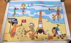 Dijkstra educatieve schoolposters uit de  '70 ,10 st, Niek, Ophalen of Verzenden, Gebruikt