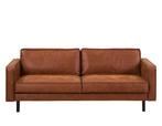 Goede 2 en half zits bank kleur cognac, Gebruikt, Driepersoons, 75 tot 100 cm, Ophalen of Verzenden