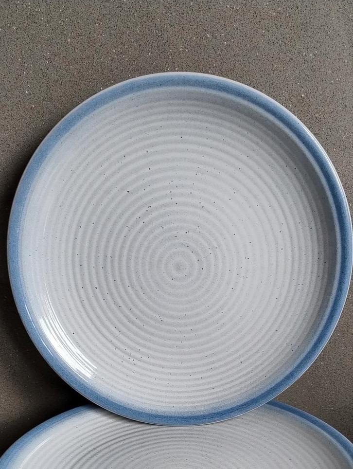 Original Gerzit borden 21,5 cm - 5 stuks, Huis en Inrichting, Keuken | Servies, Zo goed als nieuw, Bord(en), Overige stijlen, Aardewerk