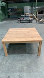 Teak houten tafel, Huis en Inrichting, Tafels | Salontafels, 150 tot 200 cm, Ophalen of Verzenden, Zo goed als nieuw, Vierkant