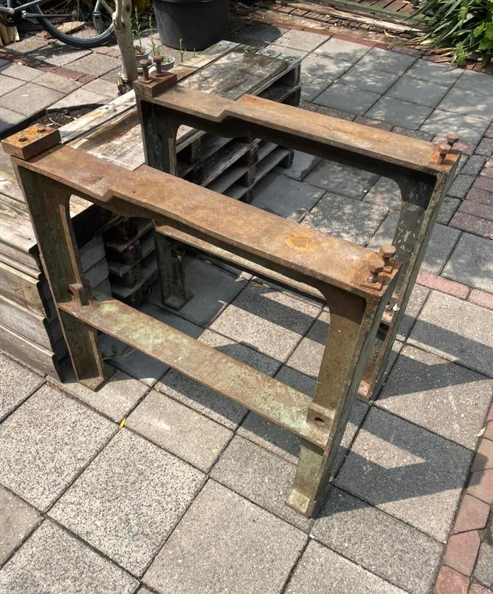 Set van 2 Metaaldraaibank Onderdeel, Doe-het-zelf en Verbouw, Draaibanken, Ophalen, Gebruikt, Onderdeel, Minder dan 500 mm