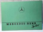 Mercedes Benz typ 170-V folder 1947, Boeken, Auto's | Folders en Tijdschriften, Ophalen of Verzenden, Zo goed als nieuw, Mercedes