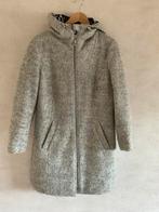 Grijs gemêleerde winterjas van District, mt: 38, Kleding | Dames, Jassen | Winter, Ophalen of Verzenden, Gedragen, Maat 38/40 (M)