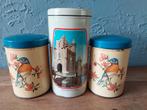 3 vintage bewaarblikken, Verzamelen, Blikken, Ophalen of Verzenden, Gebruikt, Overige, Overige merken