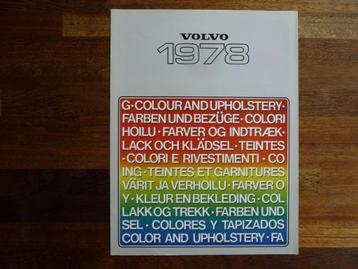 Volvo Kleuren & bekledingen (1978) beschikbaar voor biedingen