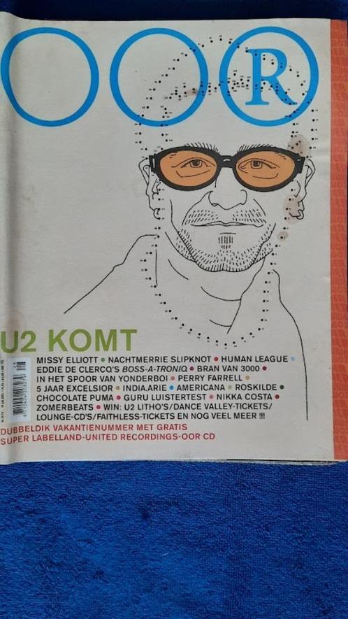 OOR 14-15 2001 Dubbeldik vakantienummer Bono U2 Missy Elliot, Boeken, Tijdschriften en Kranten, Zo goed als nieuw, Muziek, Film of Tv