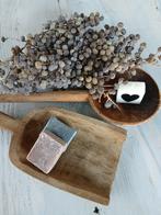 Houten lepel en schepje, Gebruikt, Ophalen of Verzenden, Hout, Kandelaar