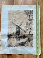 Oude Tekening Molen 1937, Ophalen of Verzenden