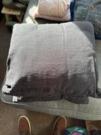 2 Zwarte Kussens - 30x30 cm, Huis en Inrichting, Ophalen of Verzenden, Gebruikt, Zwart, Vierkant