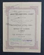 Assam Thee Onderneming Taloen - Batavia 1903, Postzegels en Munten, Aandelen en Waardepapieren, Verzenden, Voor 1920, Aandeel
