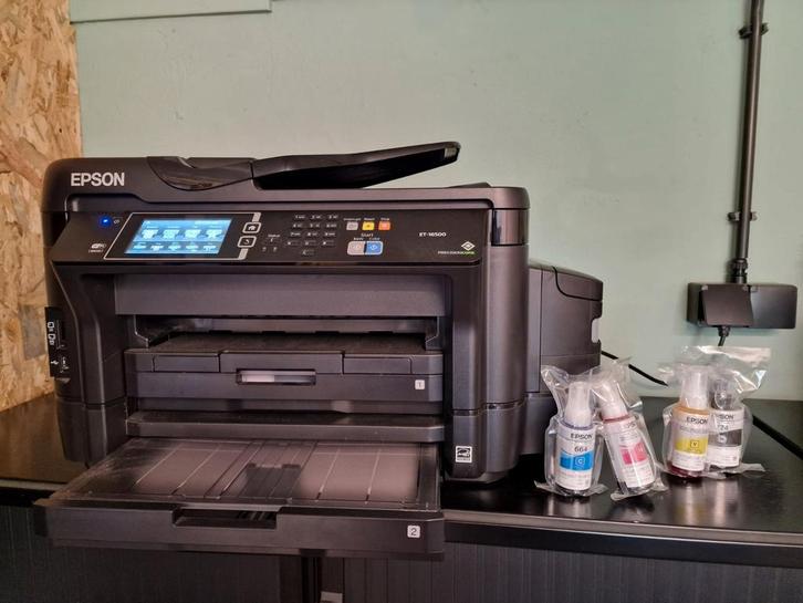 Epson ET-16500 A3 EcoTank Printer, Computers en Software, Printers, Gebruikt, All-in-one, Inkjetprinter, Faxen, Kleur printen
