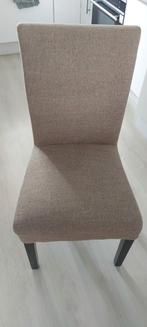 2 mooie taupe eetstoelen, Huis en Inrichting, Stoelen, Ophalen, Gebruikt, Overige kleuren