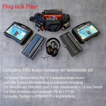ZEER COMPLETE PROFESSIONELE AUDIO ENG-SET beschikbaar voor biedingen