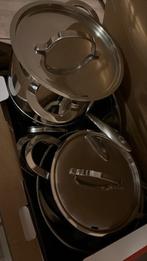 Pannenset voor op gas van Sola, Huis en Inrichting, Keuken | Potten en Pannen, Ophalen, Gebruikt, Rvs, Pannenset