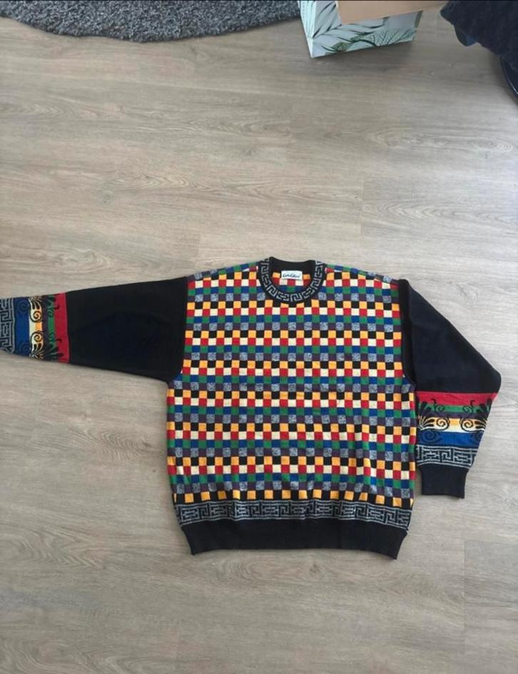 Carlo Colucci Vintage Trui - Maat M, Kleding | Heren, Truien en Vesten, Gedragen, Maat 48/50 (M), Overige kleuren, Ophalen of Verzenden