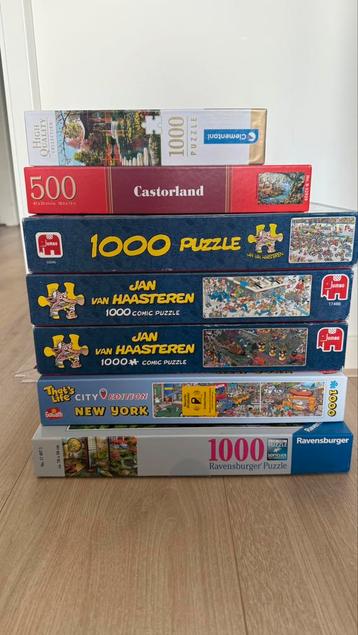 Puzzels van Haasteren, Castorland, Clementoni, Ravensburger beschikbaar voor biedingen