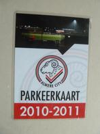 Grote Parkeerkaart  Almere City  2010/2011. 11 x 15 cm, Ophalen of Verzenden, Zo goed als nieuw, Overige binnenlandse clubs, Overige typen