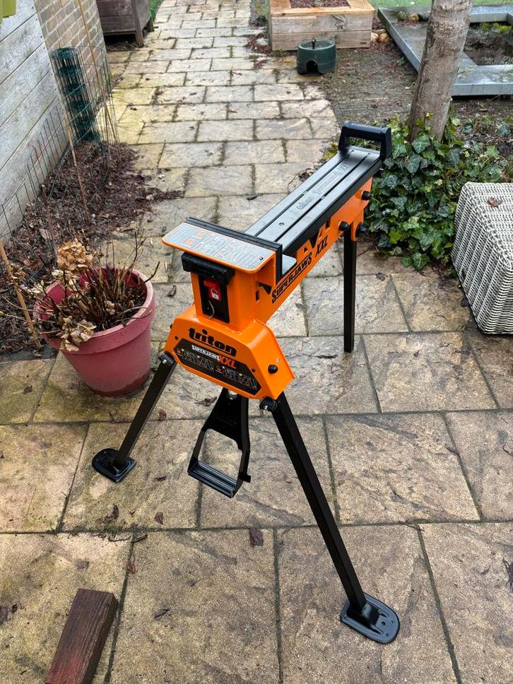 Triton Superjaws XXL werkstation, Doe-het-zelf en Verbouw, Werkbanken, Zo goed als nieuw, Ophalen