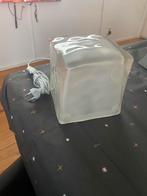 Vintage IKEA Iviken ijsglasbloklamp, Ophalen, Zo goed als nieuw, Minder dan 50 cm