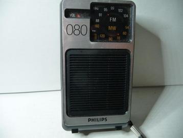 Philips 90AL080 transistorradio. Verzenden kan ook beschikbaar voor biedingen