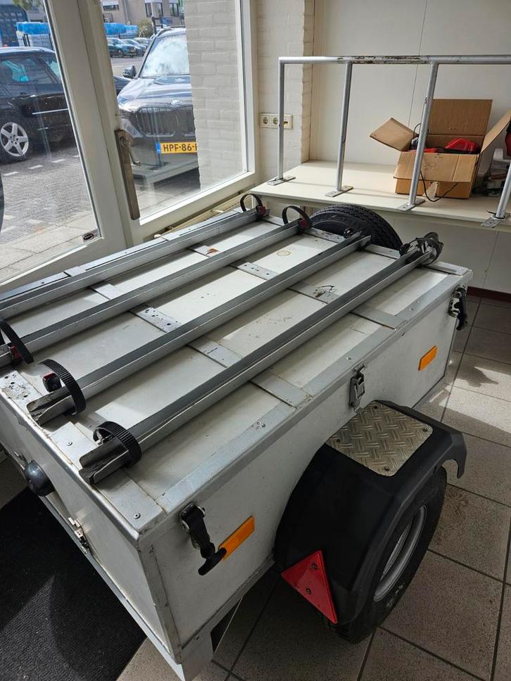 Bagagewagen / Aanhanger met fietsendrager, Auto diversen, Aanhangers en Bagagewagens, Gebruikt, Ophalen