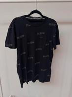 Scotch & Soda T-shirt Blauw Print Zwart Maat L, Ophalen of Verzenden, Zo goed als nieuw, Maat 52/54 (L), Zwart