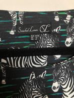 Smashed Lemon jurk met zebra's zwart groen maat 38, Maat 38/40 (M), Active Cheetah BV, Weesperstraat 124B 1112AP Diemen, Smashedlemon@contactfeed.nl
