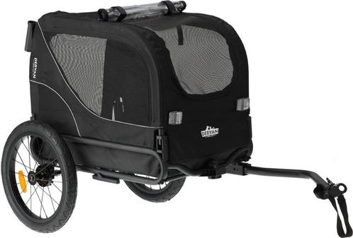 Deryan Hondenfietskar 2-in-1 – Opvouwbaar - 273 - zwart, Dieren en Toebehoren, Hondenmanden, Zo goed als nieuw, Overige, Verzenden