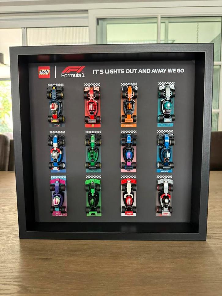 F1 LEGO Mini Display – Incl. Auto’s, Kinderen en Baby's, Speelgoed | Duplo en Lego, Nieuw, Lego, Complete set, Ophalen of Verzenden