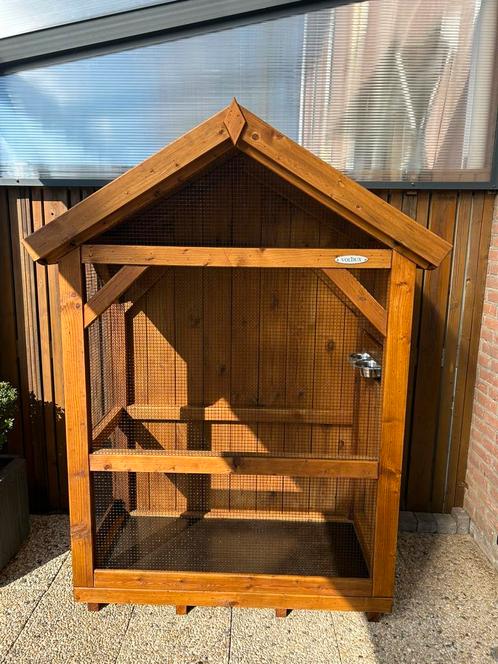 Zgan prachtige Voldux voliere : 148 x 70 x 190 cm, Dieren en Toebehoren, Vogels | Hokken en Kooien, Zo goed als nieuw, Volière