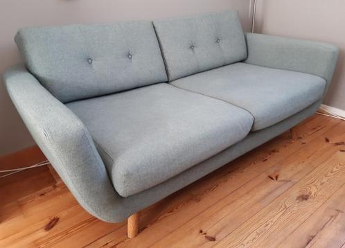 Mooie Sofacompany bank, kleur blauwgroen,, Huis en Inrichting, Banken | Bankstellen, Zo goed als nieuw, Rechte bank, Tweepersoons
