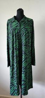 groene travelstof jurk van zenggi maat xL (9725), Verzenden, Maat 46/48 (XL) of groter, Groen, Knielengte