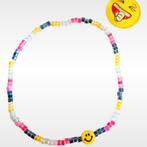 Multi color smiley armbandje, Sieraden, Tassen en Uiterlijk, Armbanden, Overige kleuren, Verzenden, Nieuw, Elastiek