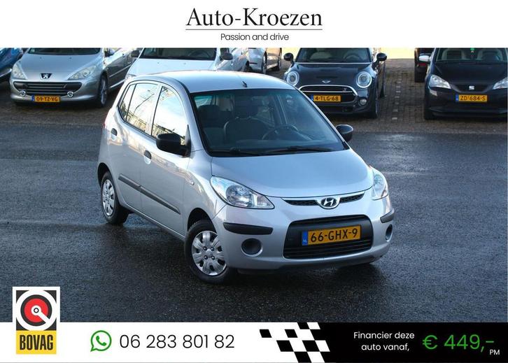 Hyundai I10 1.1 Active | Org NL |, Auto's, Hyundai, Bedrijf, Te koop, i10, ABS, Centrale vergrendeling, Elektrische ramen, Metallic lak