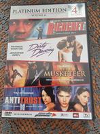 DVD Boxset: Ricochet, Dirty Dancing, Musketeer, Antitrust, Vanaf 12 jaar, Ophalen of Verzenden, Gebruikt, Boxset