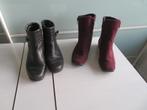 ROHDE LAARSJES maat 37 Donkerrood (ZGAN) en Zwart, Kleding | Dames, Schoenen, Lage of Enkellaarzen, Ophalen of Verzenden, Gedragen